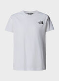 T-SHIRT BOX LOGO POSTERIORE RAGAZZO, - WHT, thumb