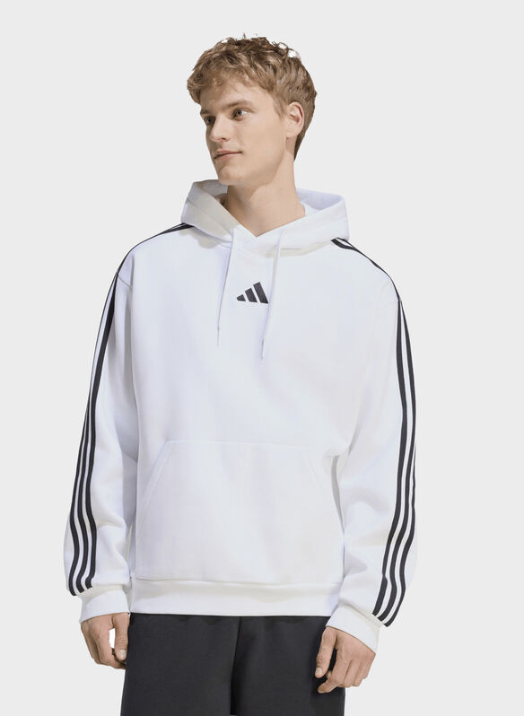 FELPA 3S FL HOODIE, - WHT BLK, medium