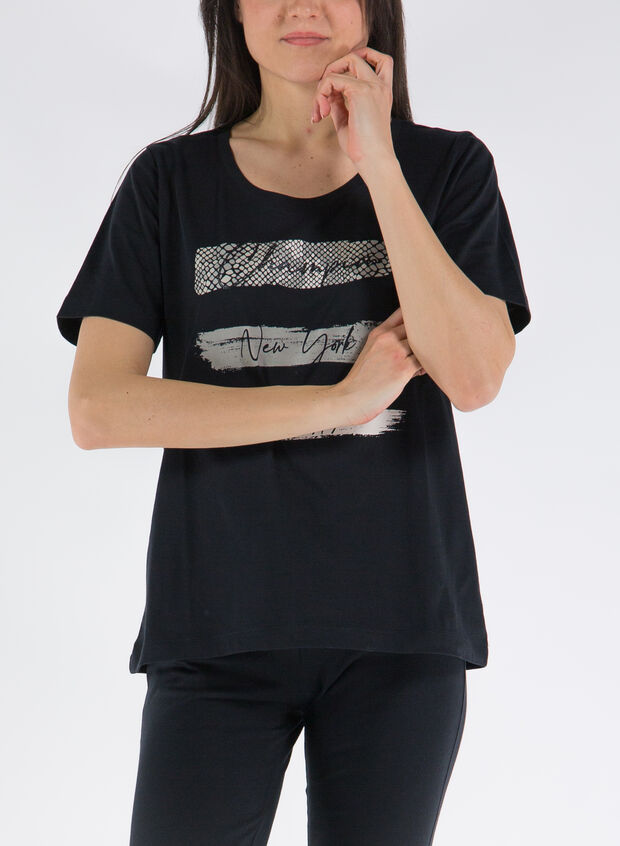 T-SHIRT LADY STAMPA, , large