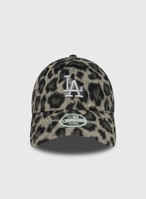 CAPPELLO 9FORTY LA DODGERS MLB COSY ANIMAL LEOPARD, ANIMAL BLK, medium