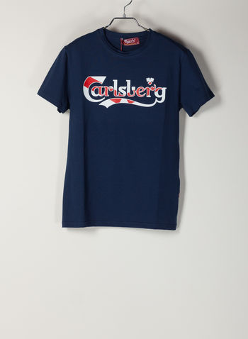 T-SHIRT BIEL BIG LOGO, BLU, small