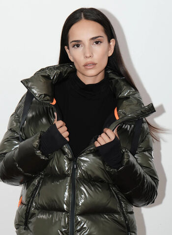 GIUBBOTTO LATINA BRIGHT LUCIDO, OLIVE, small