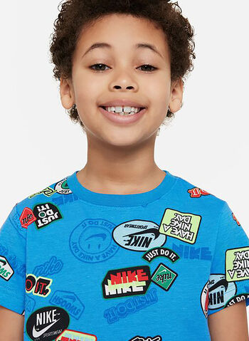 COMPLETINO T-SHIRT+ SHORTS BAMBINO, 023 BLKBLUE, small