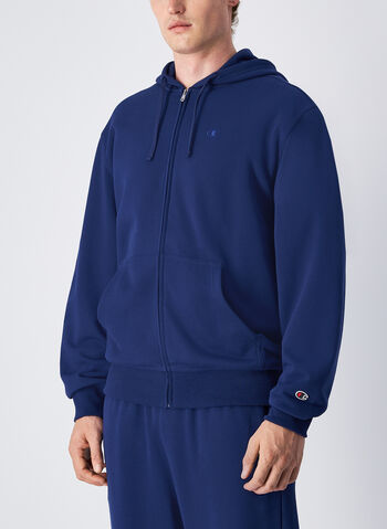FELPA FULL ZIP ICONS TONAL MICRO LOGO, BS567 NVY, small