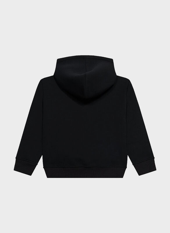 FELPA SCUBA HOODIE RAGAZZO, BEH BLK, medium