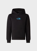 FELPA LIQUID LOGO HOODIE RAGAZZO, - BLK, thumb
