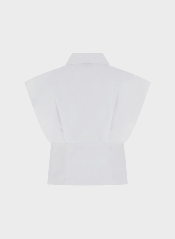 CAMICIA CHERRY SMANICATA, G011 WHT, medium