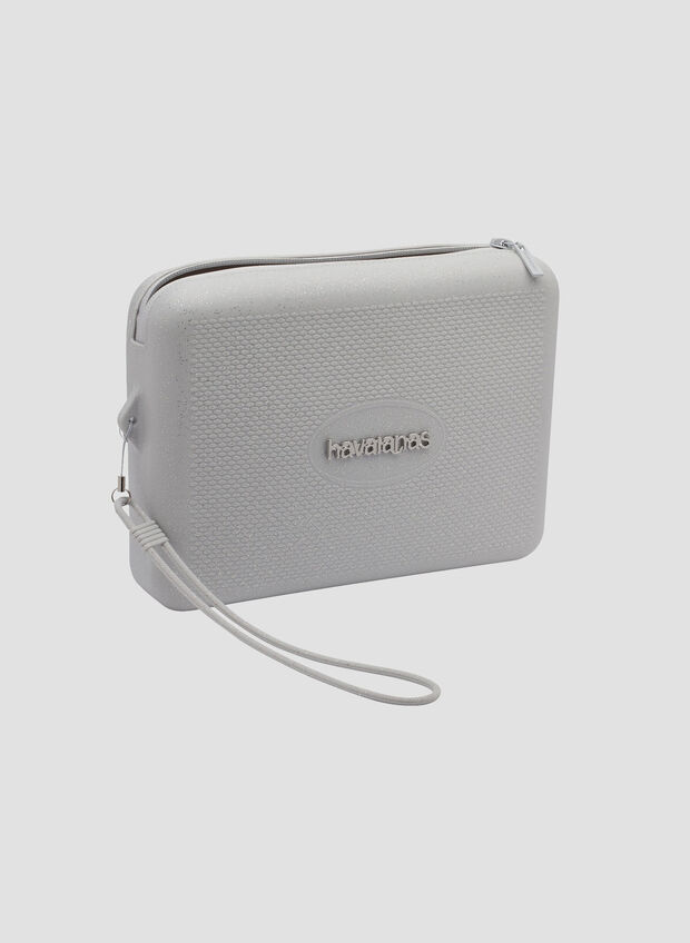 POCHETTE BEACH GLITTER, 0531 SILVER, large