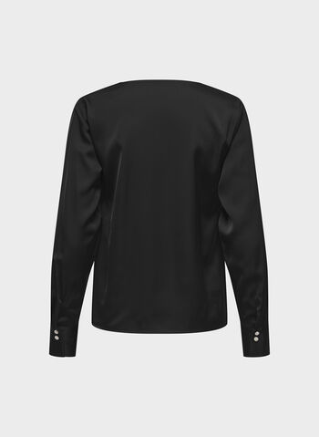 BLUSA MIKA SATIN, BLACK, small