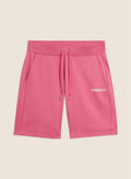 SHORT CORTI CON PICCOLO LOGO IN GLITTER, P47 FRAGOLA, thumb