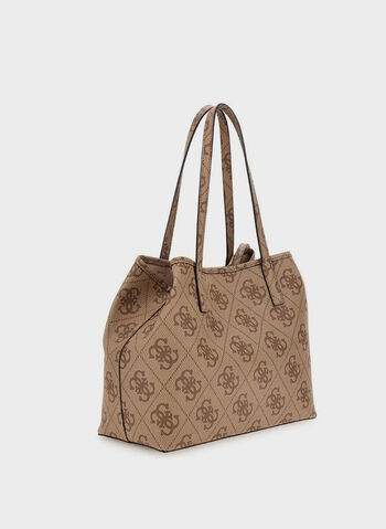 BORSA VIKKY SHOPPER LOGATA, LTL LATTE LOGO, small