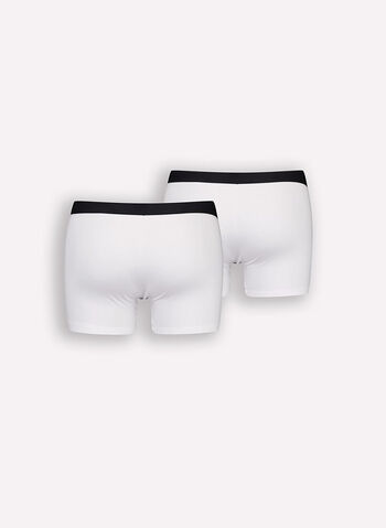 BOXER A TINTA UNITA 2 PAIA, 005 WHTBLK, small