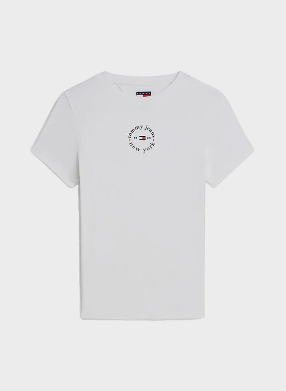 T-SHIRT RIBBED, YBL WHT, medium
