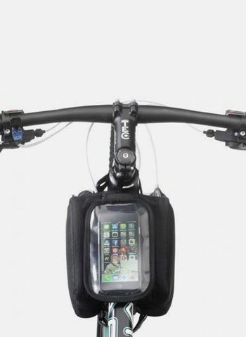 BORSA TELAIO BICI PORTA PHONE TOUCH IMPERMEABILE, BLK, small