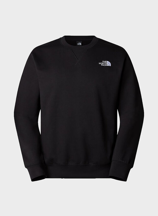 FELPA GIROCOLLO ESSENTIAL, BLK, large