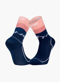CALZE TREKKING DOUBLE GR MID, - NAVYROSE, thumb