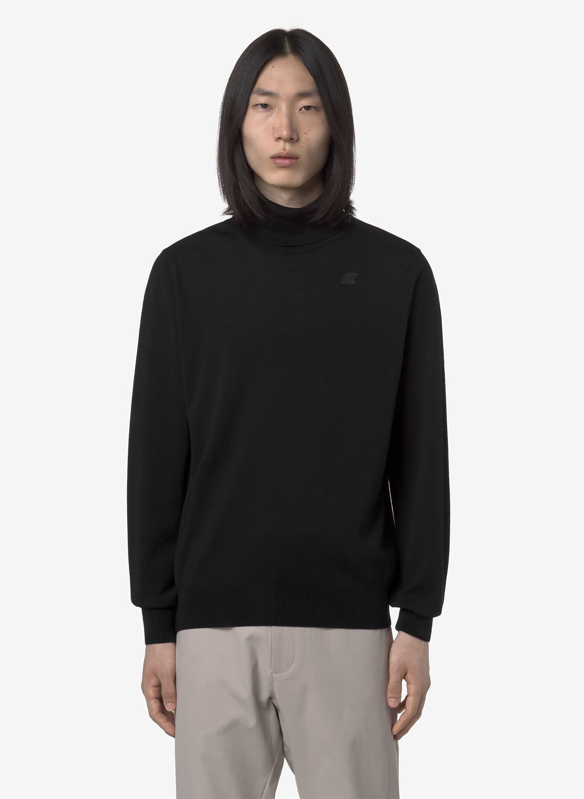 Maglione Henry Merino Collo Alto