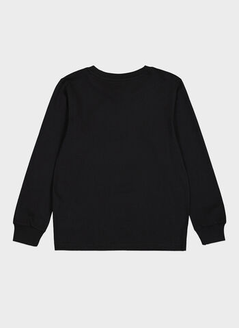 FELPA GRAPHIC SHOP RAGAZZO, KK001 BLK, small