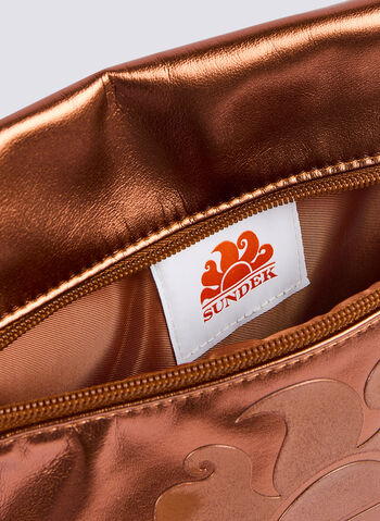 POCHETTE LAMINATA, B0300 COFFEE, small
