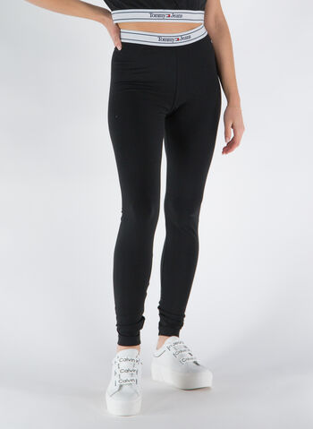 LEGGINGS CON ELASTICO ICONICO, BDS BLK, small