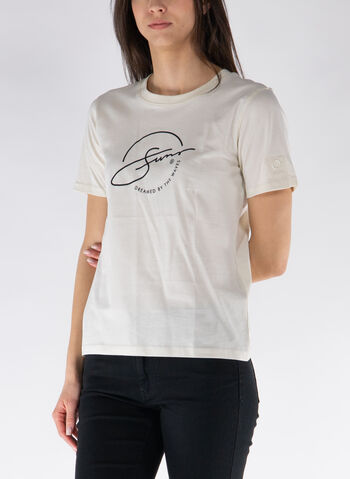 T-SHIRT MELISSA, OFF WHITE, small