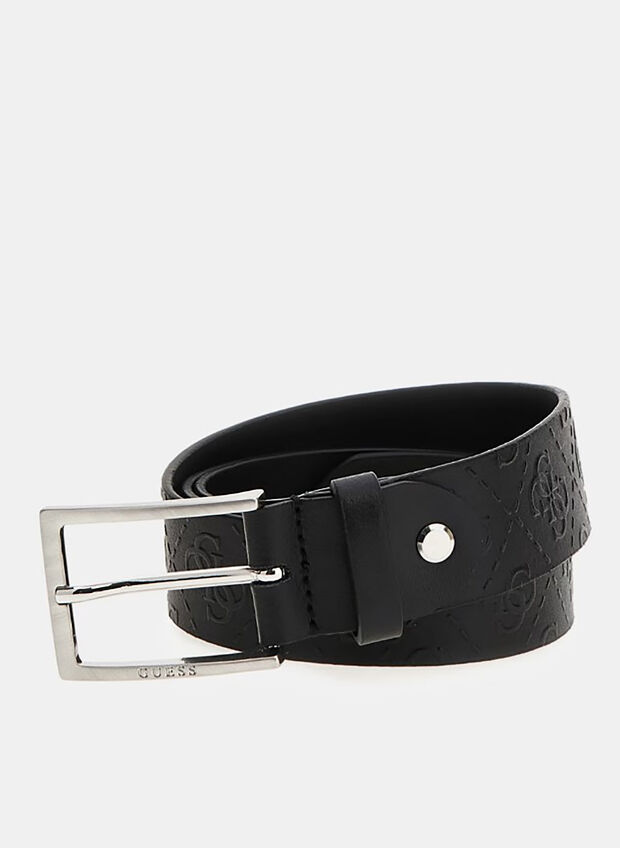 CINTURA AJUSTABLE LOGO, BLA BLK, large