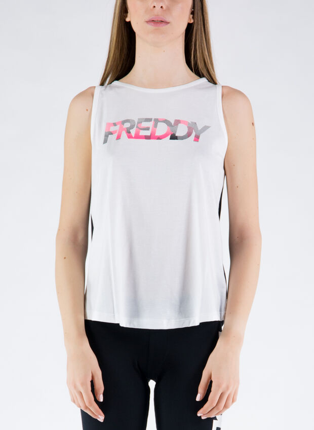 CANOTTA FITNESS, WF101 WHTFUXIA, large