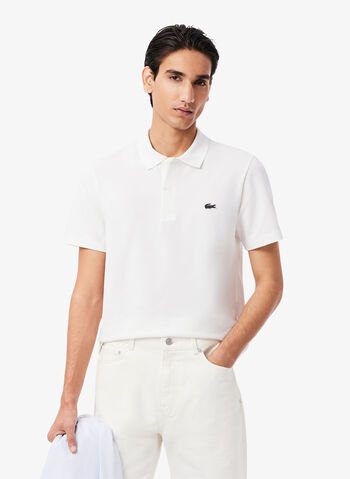 POLO IN COTONE, 001 WHT, small