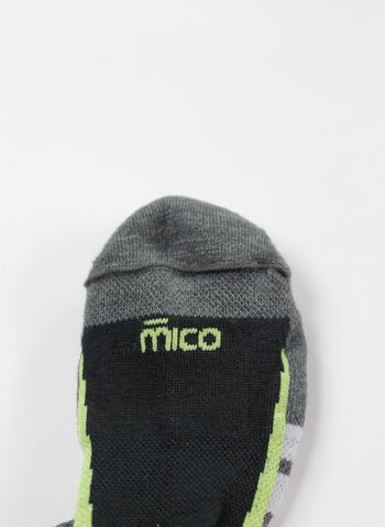 CALZA SKI MEDIUM WEIGHT CONTROL JUNIOR, 160 BLKFLUO, small