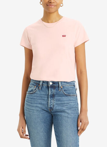 T-SHIRT MICRO LOGO, 0323 PINK, small