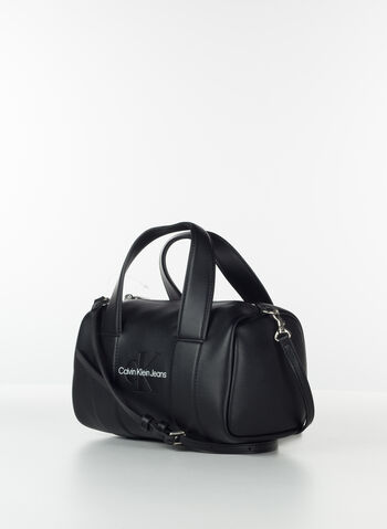 BORSA BAULETTO MONO LOGO, 0GQ BLK, small