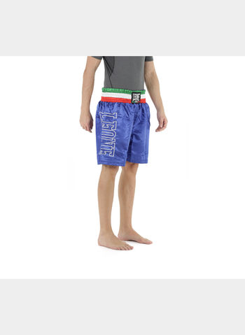 PANTALONCINO BOXE FASCIA TRICOLORE UNISEX, 02 NVY, small