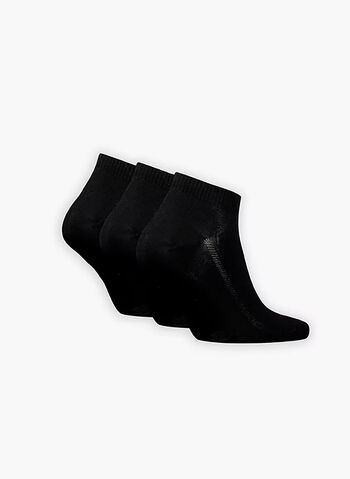 CALZA LOW CUT BATWING 3PAIA UNISEX, 001 BLK, small