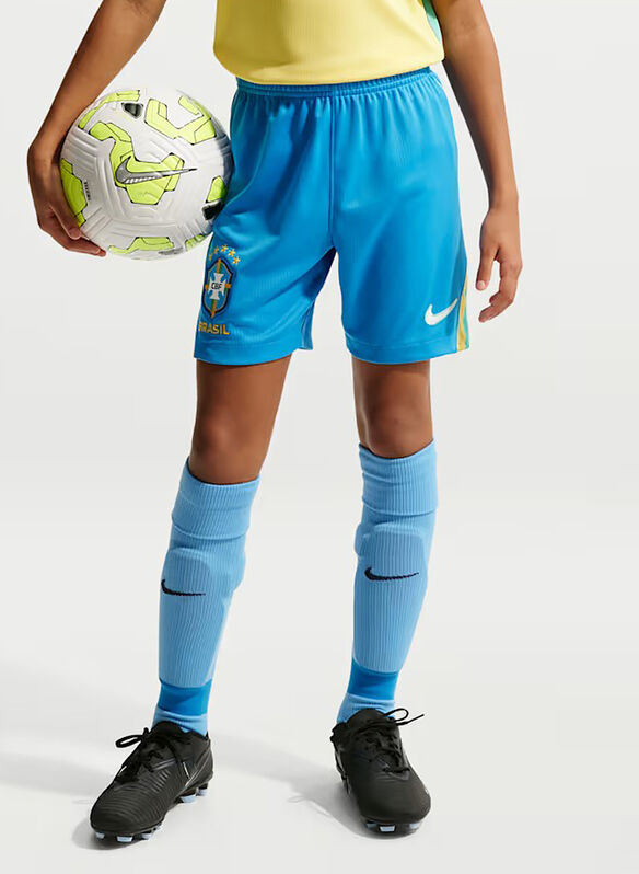 SHORT BRASIL HOME UFF WC26 RAGAZZO, 435 BLUE, medium