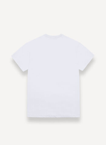 T-SHIRT LOGATA IN COTONE, 01 WHT, small