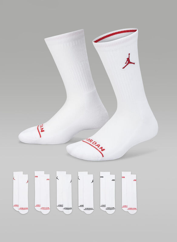 CALZA 6PP JORDAN CREW, 001 WHT, medium