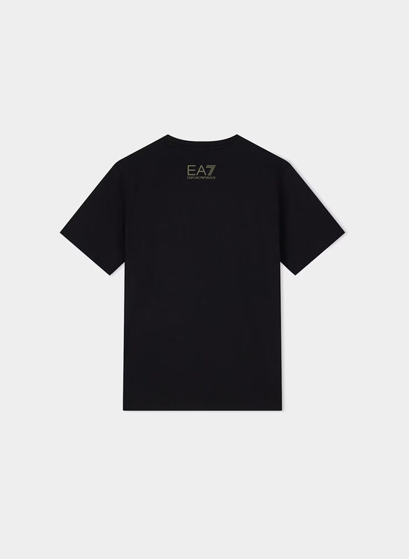 T-SHIRT LOGO SERIES RAGAZZO, UC001 BLK, medium