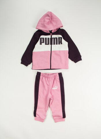 TUTA FULL ZIP COLORBLOCK BIMBA, 48 PINK, small