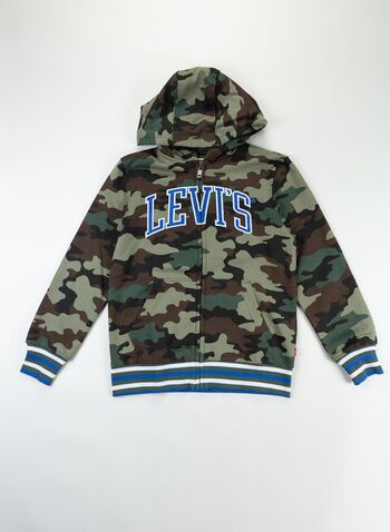 FELPA CON CAPPUCCIO BIG LOGO RAGAZZO, , small