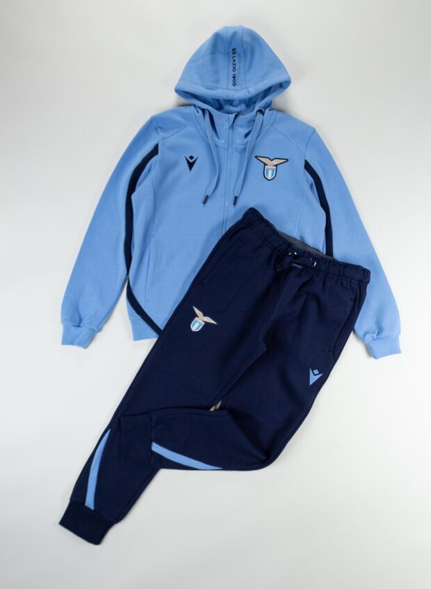 MACRON TUTA PLAYERS SS LAZIO 2021-22 RAGAZZO Azzurro, Blu Bambino | Sport85