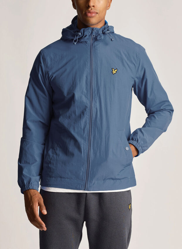 GIUBBOTTO CON CAPPUCCIO, W584 SPRING BLU, large