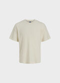 T-SHIRT MAINE FILO TRAFORATA, SEA SALT PANNA, thumb