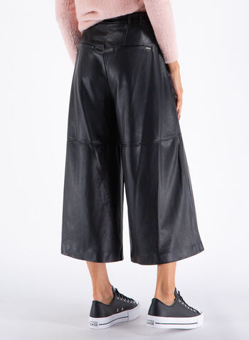 PANTALONE SIMIL PELLE, A996BLK, small
