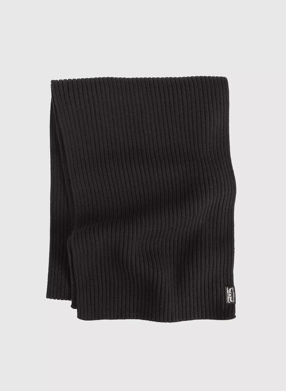 SCIARPA SUNSET COTTON, 0000 BLK, medium