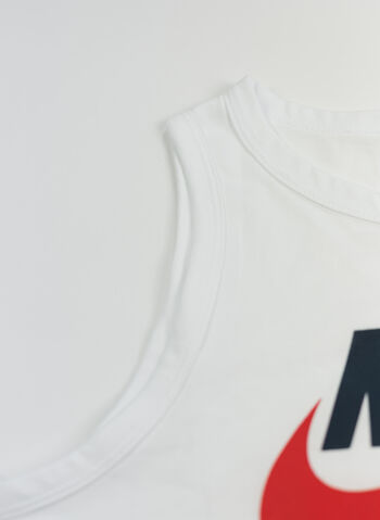 CANOTTA LOGO SWOOSH RAGAZZO, 100 WHT, small