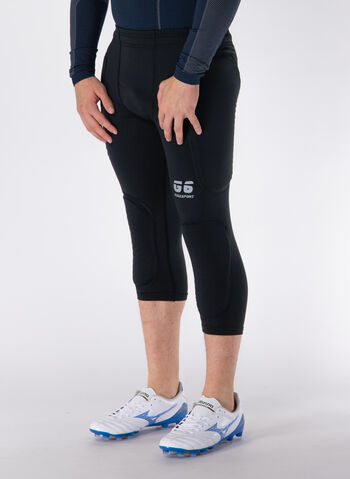 SHORTS MATCH COMPRESSION 3/4, BLK, small