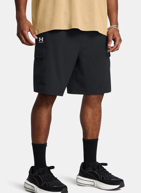 SHORT VIBE WOVEN CARGO DA 20 CM, 0001 BLK, medium