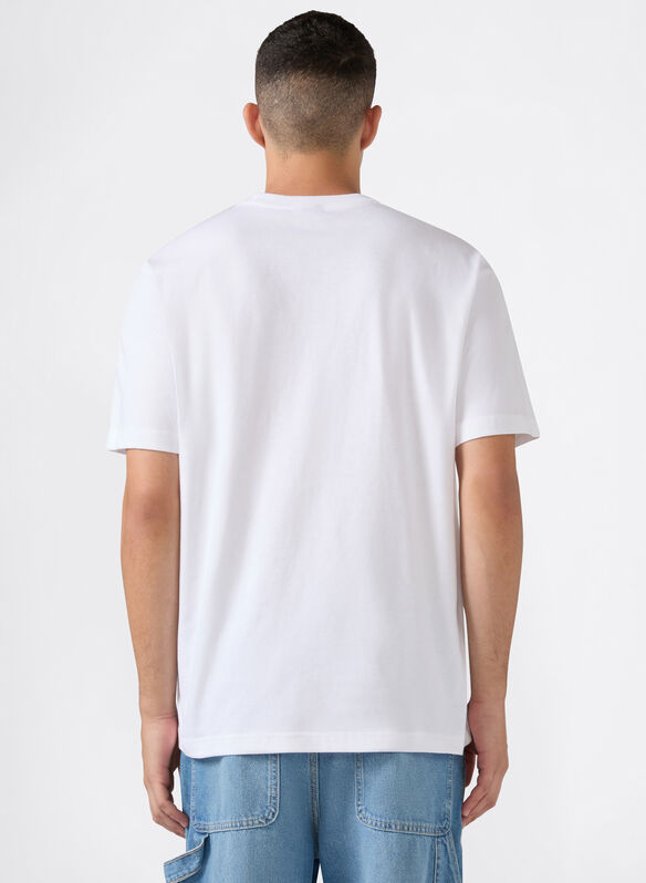 T-SHIRT MODERN LOGO, WW001 WHT, medium