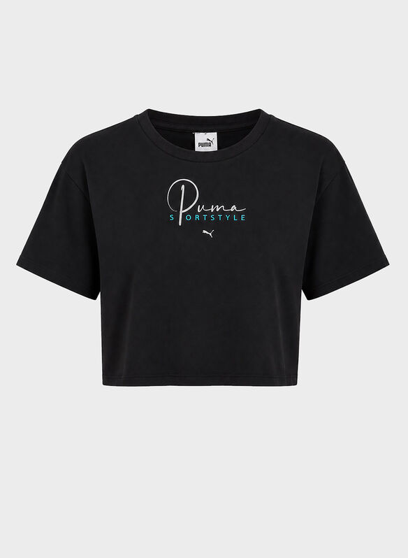 T-SHIRT BTS GRAPHIC RAGAZZA, 01 BLK, medium