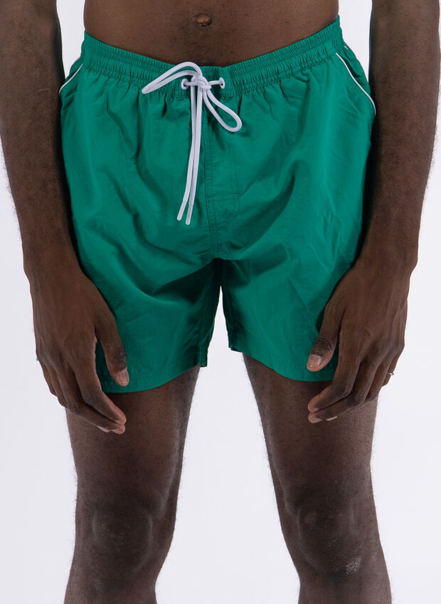 COSTUME BOXER BEACH BASIC, 07 GREEN, large